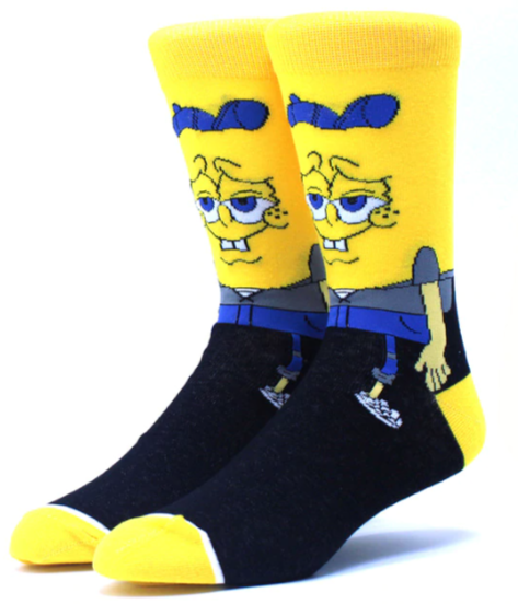 SPONGEBOB SQUAREPANTS GANGSTER SOCKS