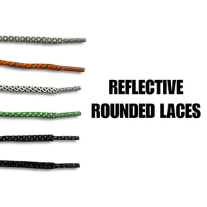 ROUNDED REFLECTIVE LACES