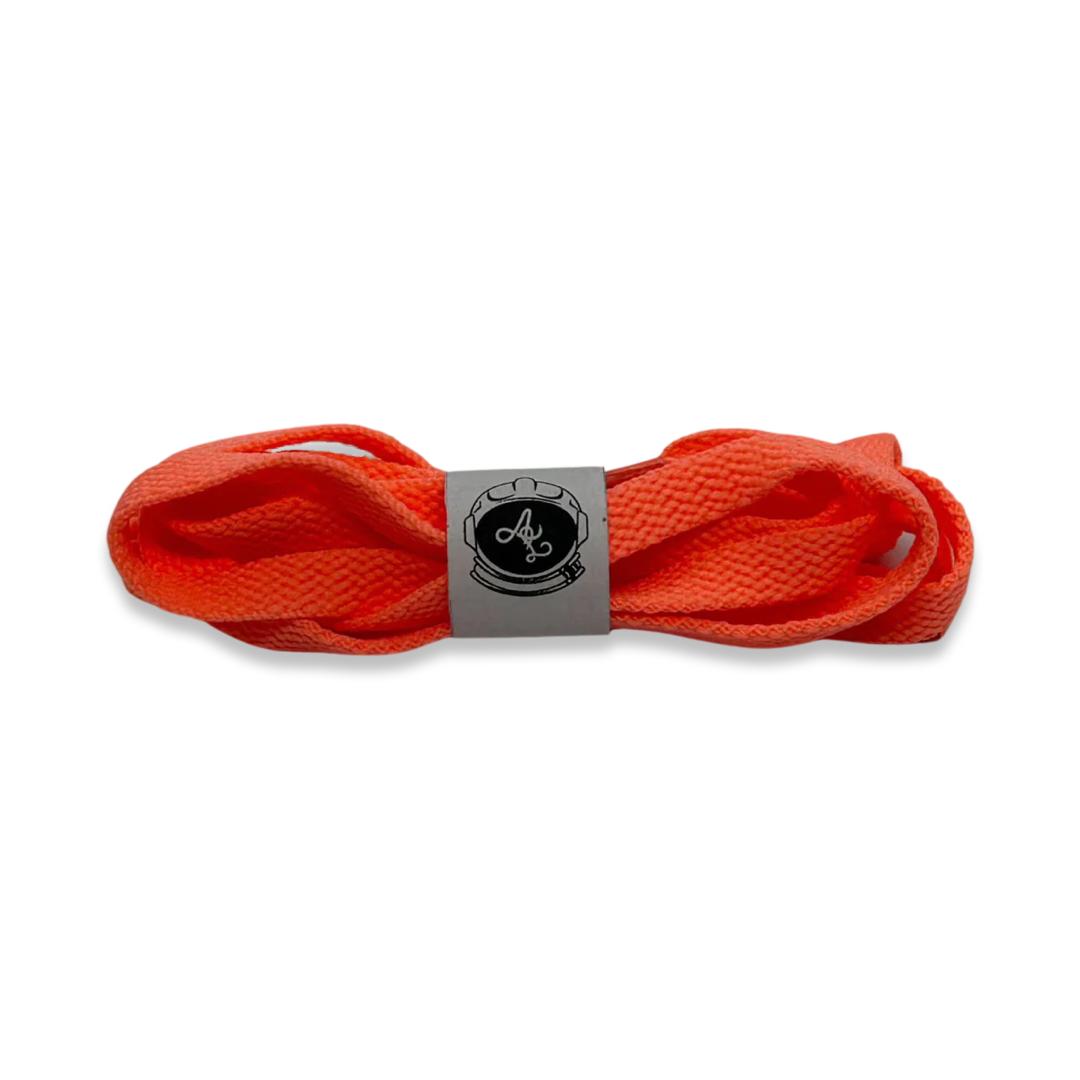 PEACH PINK FLAT LACES