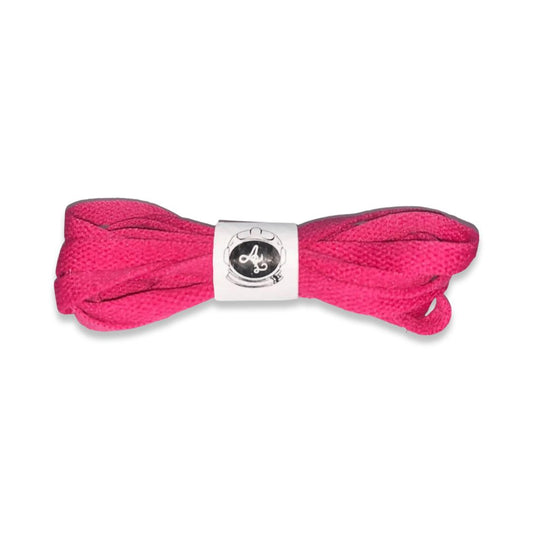 PUNCH PINK FLAT LACES