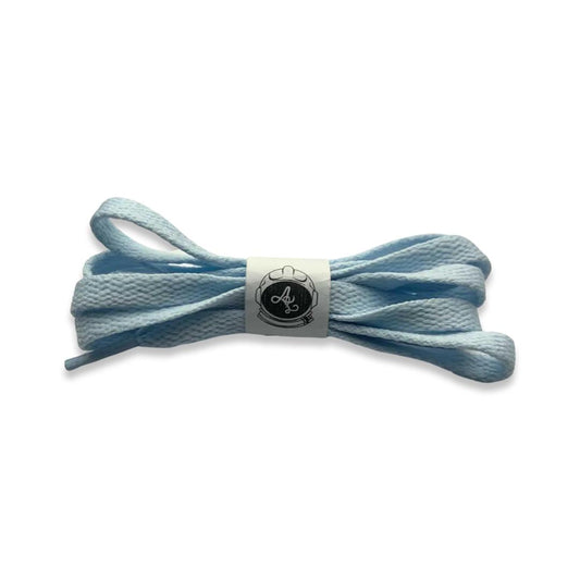 BABY BLUE FLAT LACES