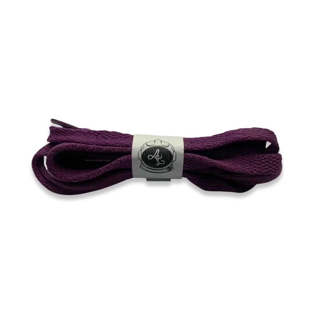 DARK PURPLE FLAT LACES