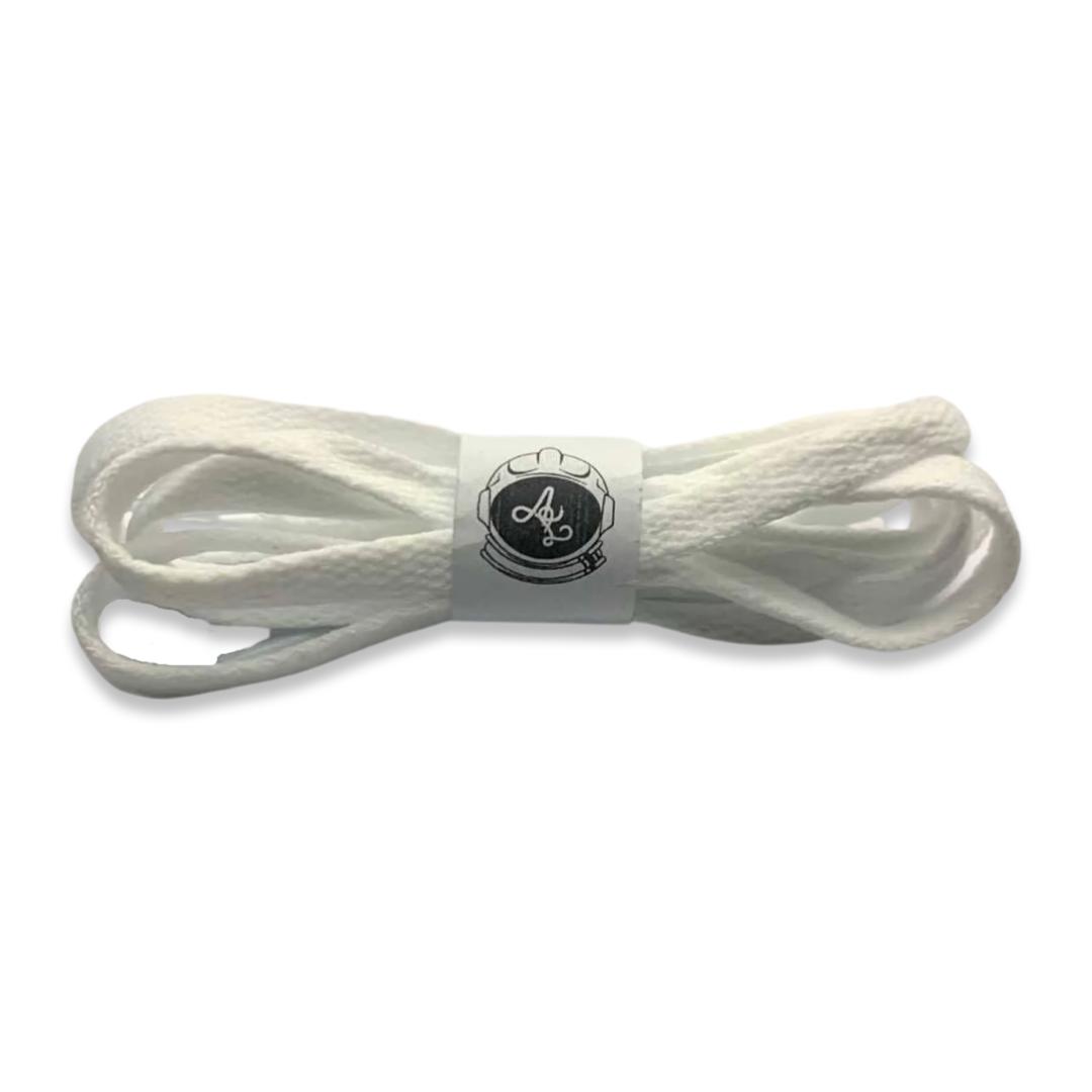WHITE FLAT LACES