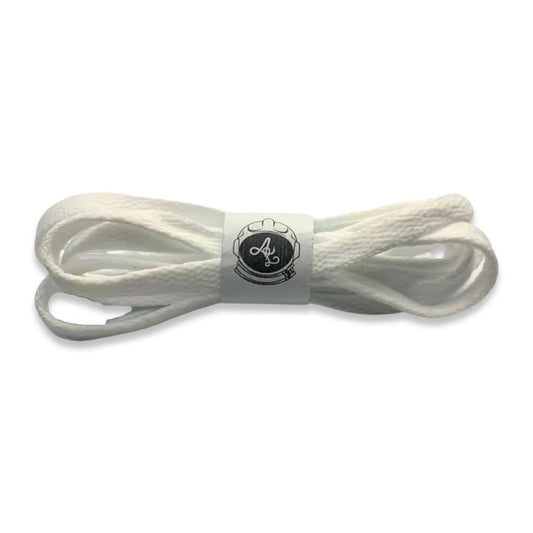 WHITE FLAT LACES