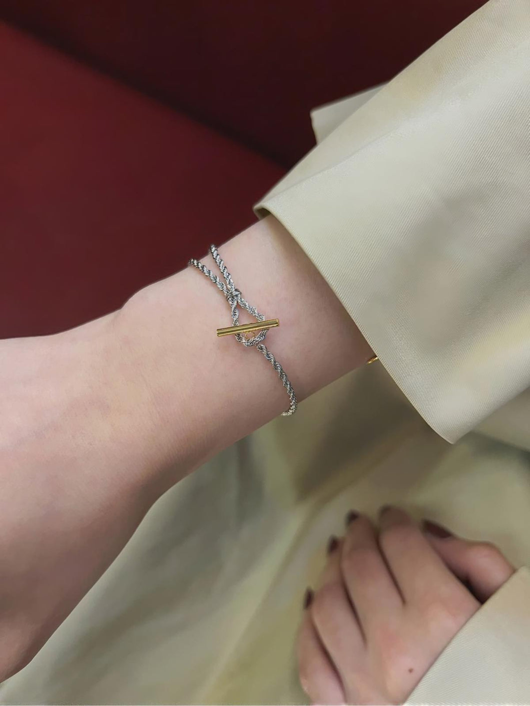 GOLD PLATED BRACELET •no.17•