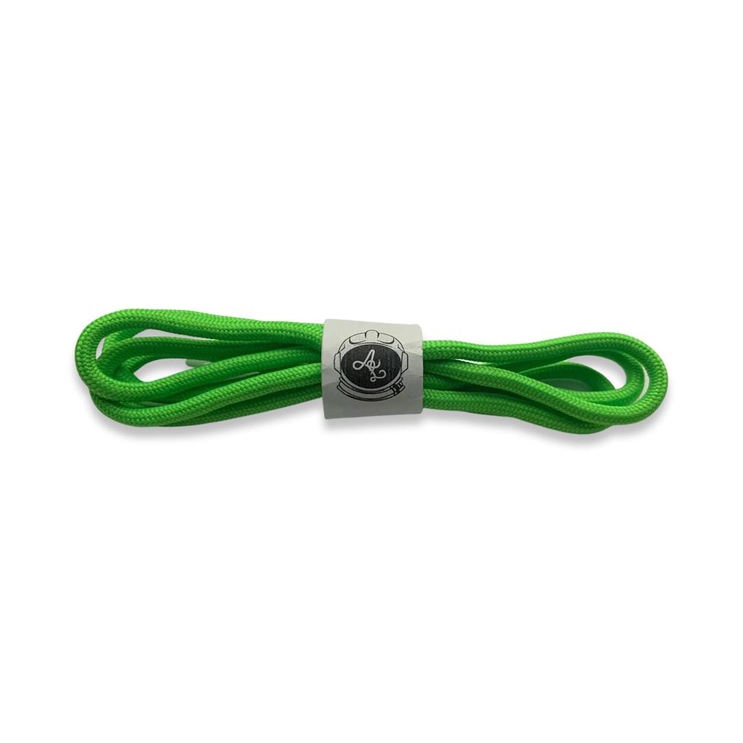 NEON GREEN NON-REFLECTIVE LACES 120cm