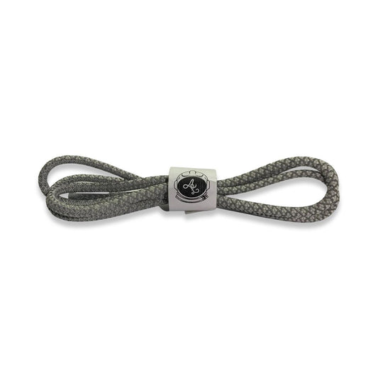 GREY REFLECTIVE LACES 120cm