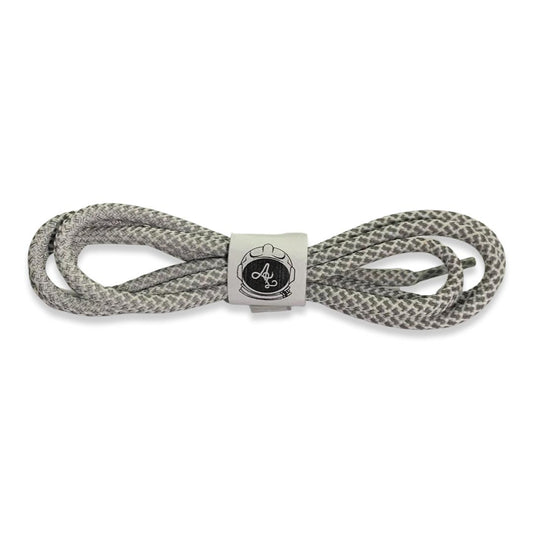 WHITE REFLECTIVE LACES 120cm