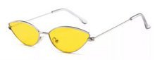 Load image into Gallery viewer, METALLIC SILVER/ YELLOW GLASSES
