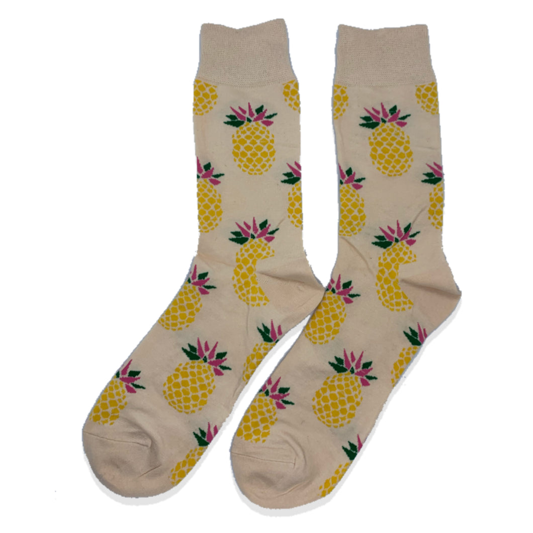 PINEAPPLE OFFWHITE SOCKS