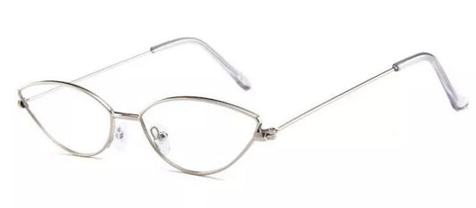 METALLIC SILVER/ SEE THROW GLASSES