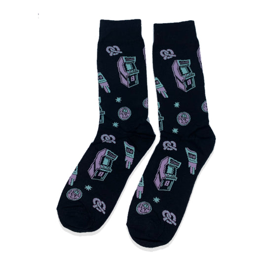 ARCADE BLACK SOCKS