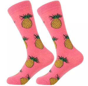 PINEAPPLE PINK SOCKS