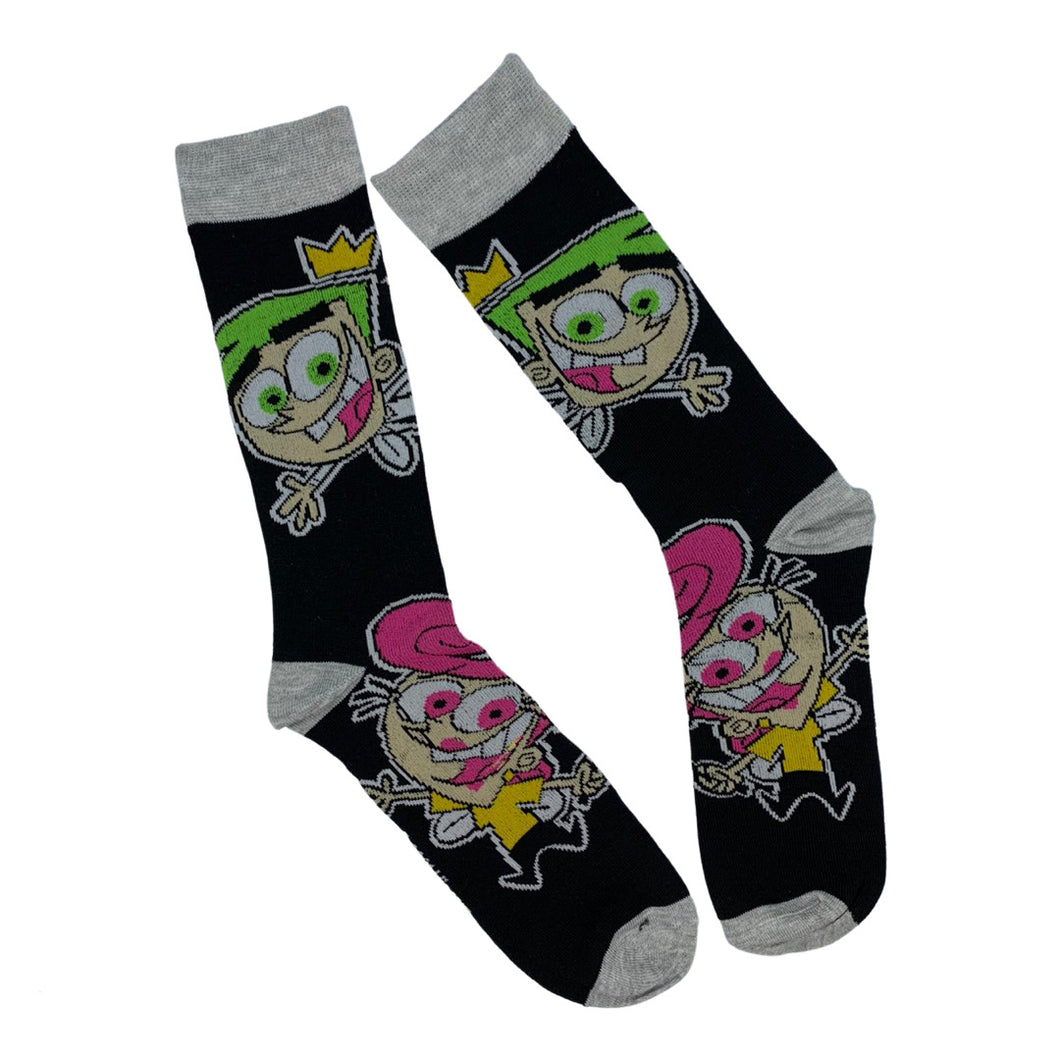 THE FAIRLY ODDPARENTS BLACK SOCKS