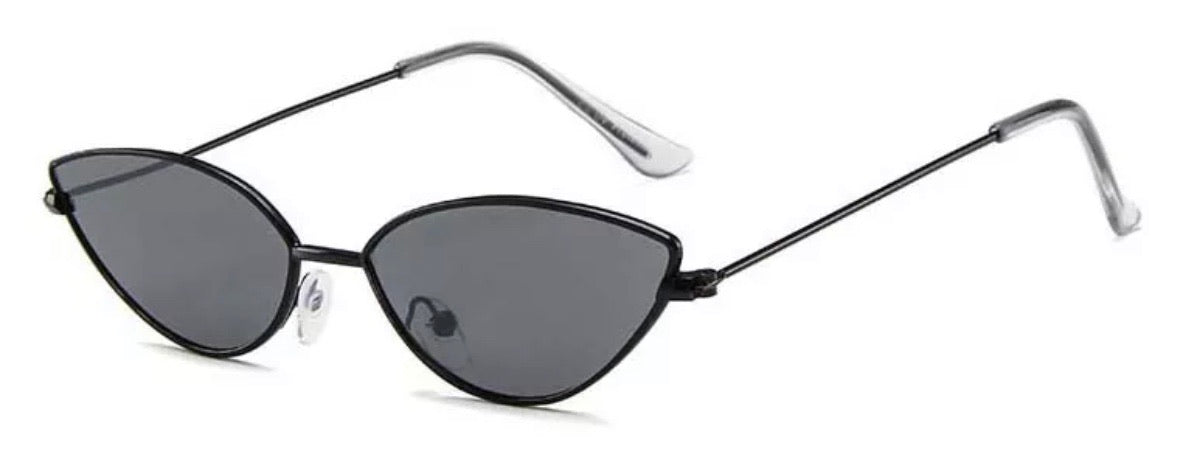 METALLIC BLACK / BLACK GLASSES