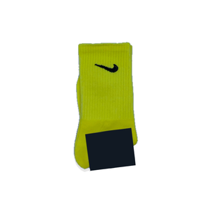 SWOOSH YELLOW SOCKS