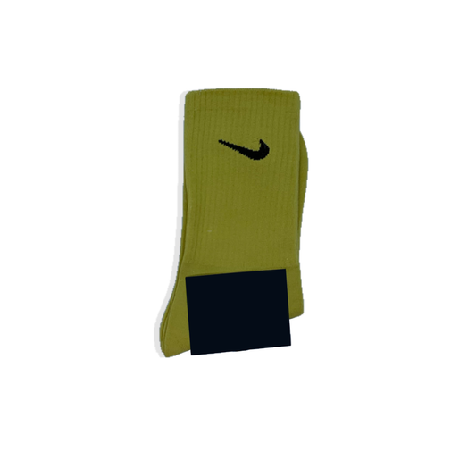 SWOOSH DARK YELLOW SOCKS