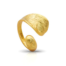 Load image into Gallery viewer, GOLD PLATED STERLING SILVER RING •no.20•
