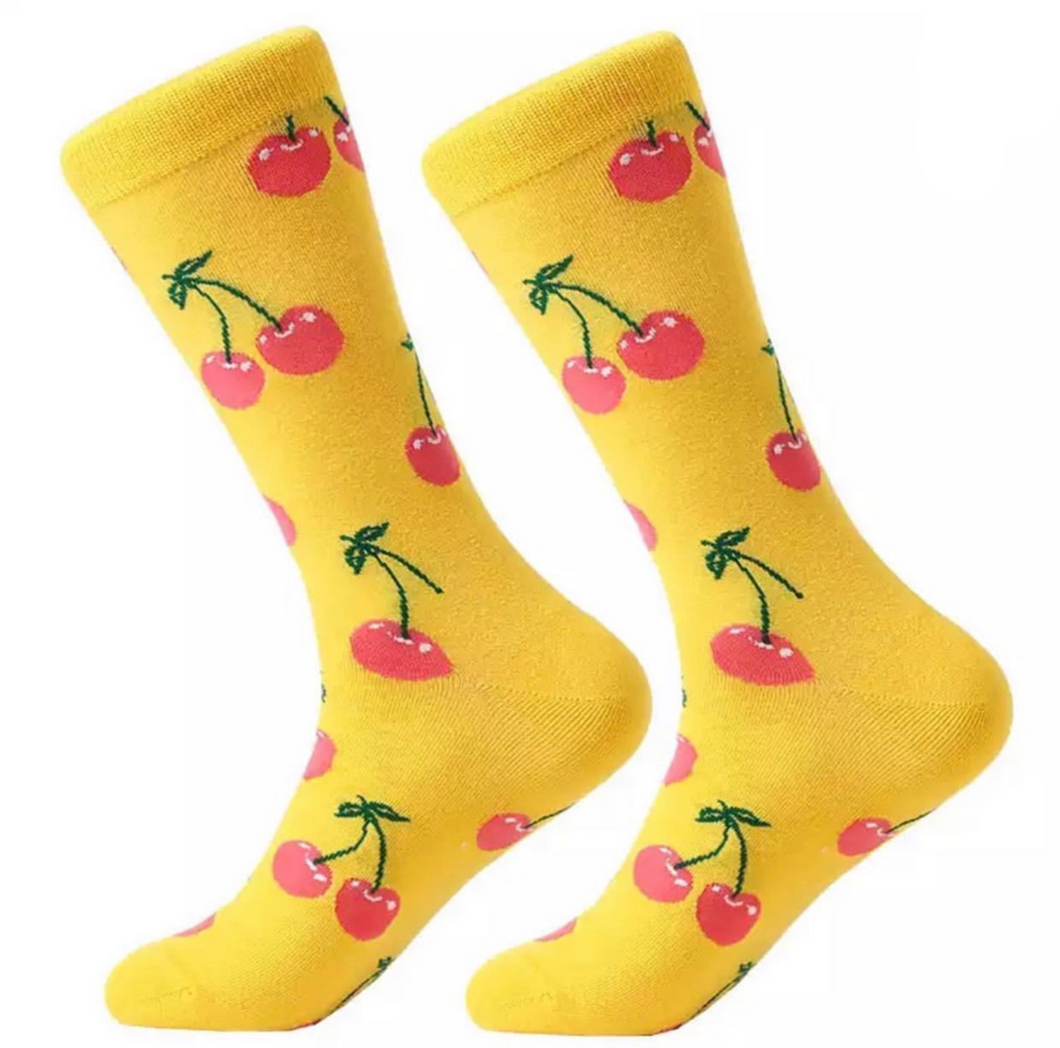CHEERY YELLOW SOCKS